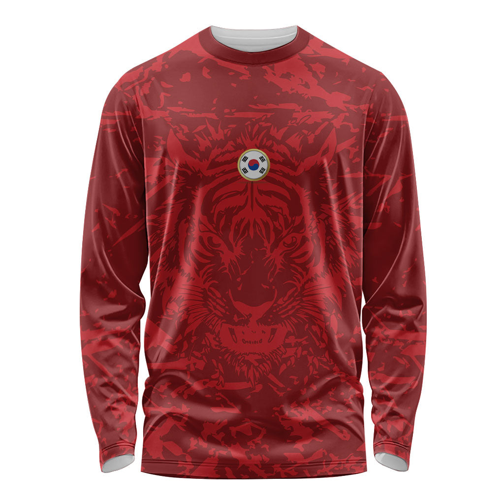 Custom South Korea 2026 World Football Long Sleeve Shirt Taegeuk Warriors