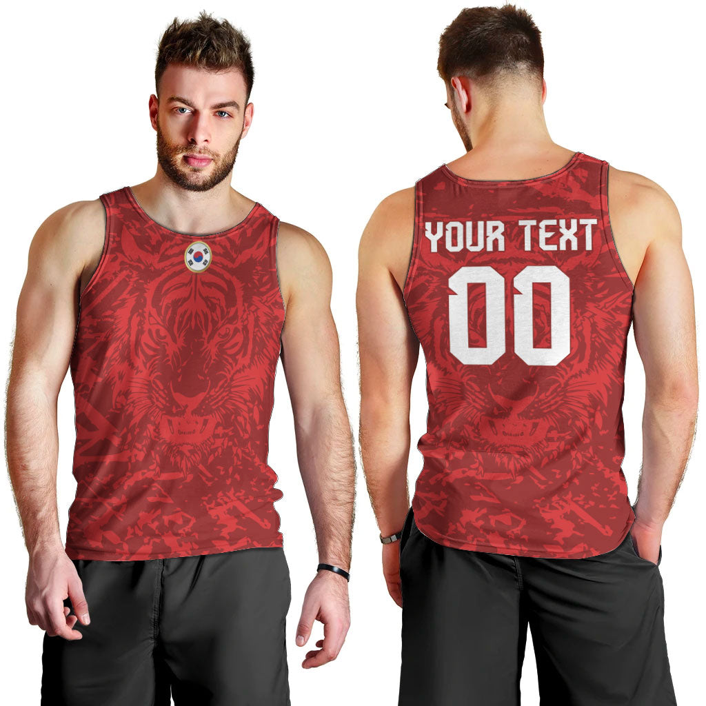Custom South Korea 2026 World Football Men Tank Top Taegeuk Warriors