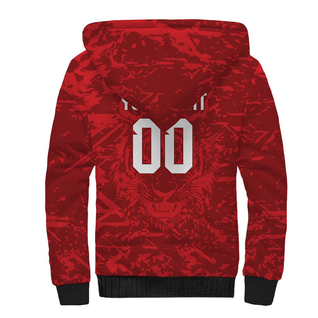Custom South Korea 2026 World Football Sherpa Hoodie Taegeuk Warriors