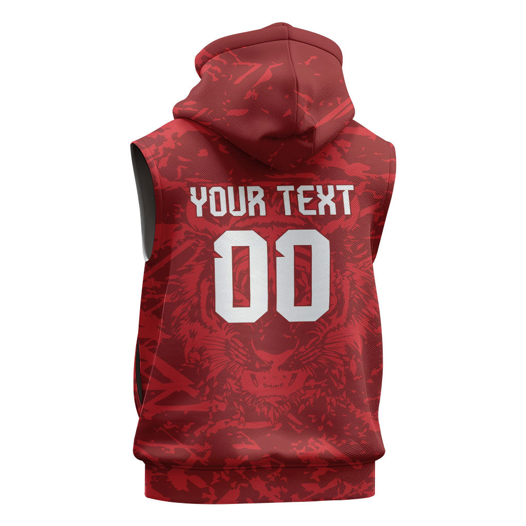 Custom South Korea 2026 World Football Sleeveless Hoodie Taegeuk Warriors