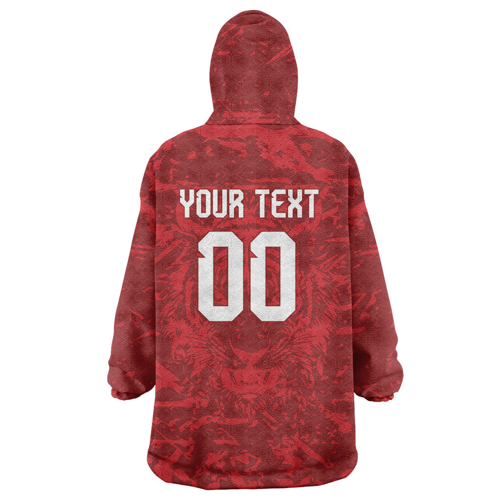 Custom South Korea 2026 World Football Wearable Blanket Hoodie Taegeuk Warriors