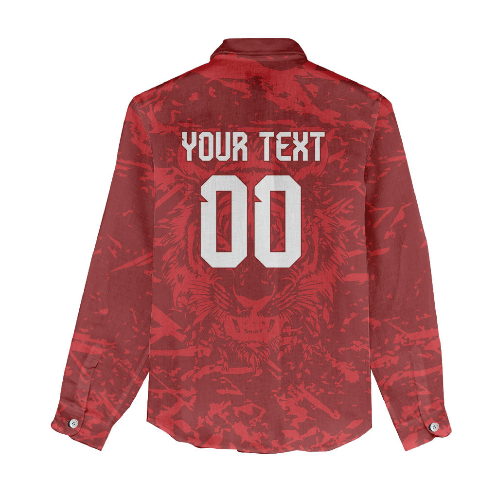 Custom South Korea 2026 World Football Women Casual Shirt Taegeuk Warriors