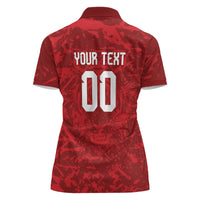Custom South Korea 2026 World Football Women Polo Shirt Taegeuk Warriors