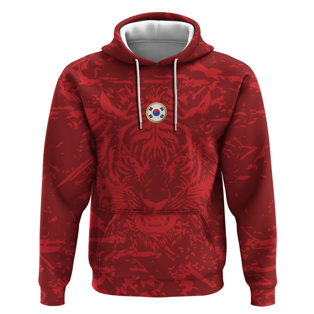 Custom South Korea 2026 World Football Zip Hoodie Taegeuk Warriors
