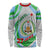 Custom 27 June Djibouti Independence Day Long Sleeve Shirt Jabuuti Emblem Mix Islamic Pattern LT01