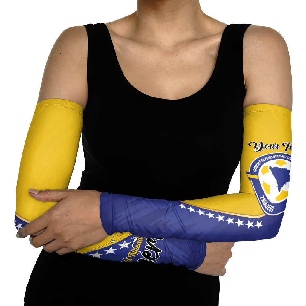 Personalised Bosnia and Herzegovina 2026 Arm Sleeves Already in America