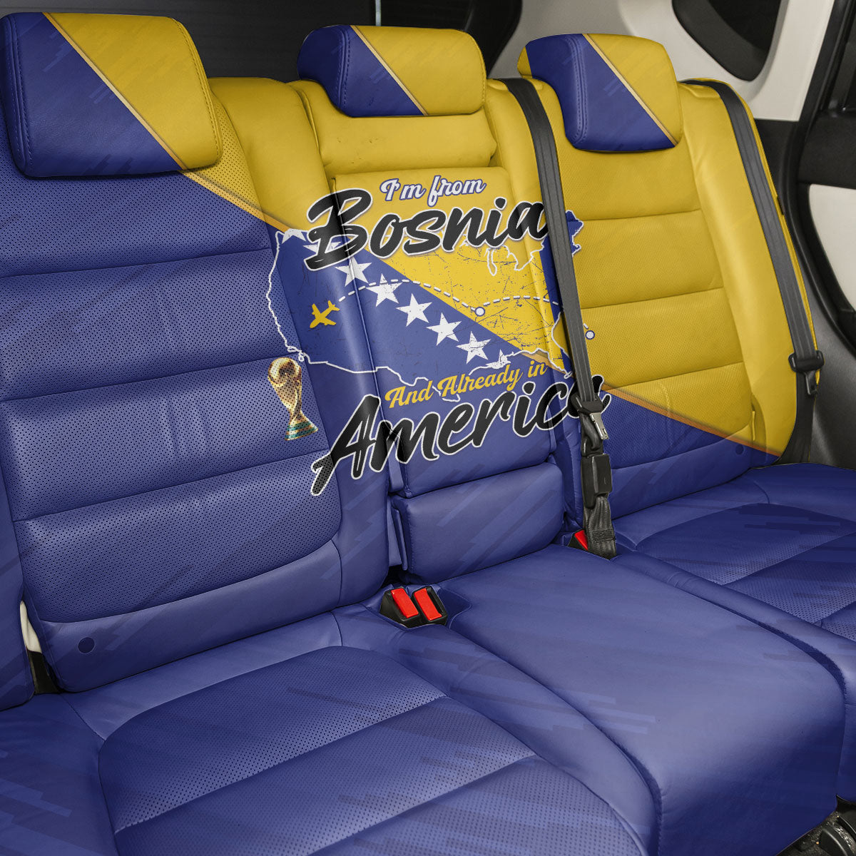 Bosnia and Herzegovina 2026 Back Car Seat Cover Already in America