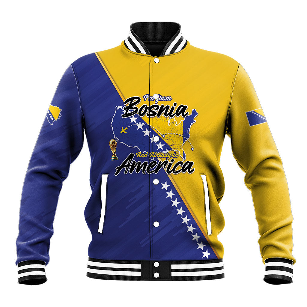 Personalised Bosnia and Herzegovina 2026 Baseball Jacket Already in America