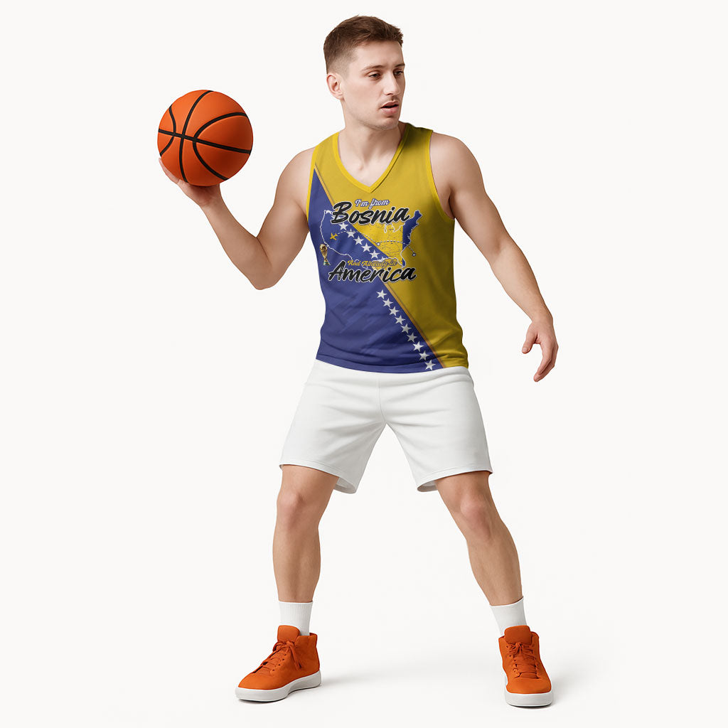 Personalised Bosnia and Herzegovina 2026 Basketball Jersey Already in America
