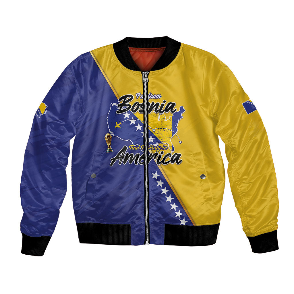 Personalised Bosnia and Herzegovina 2026 Bomber Jacket Already in America