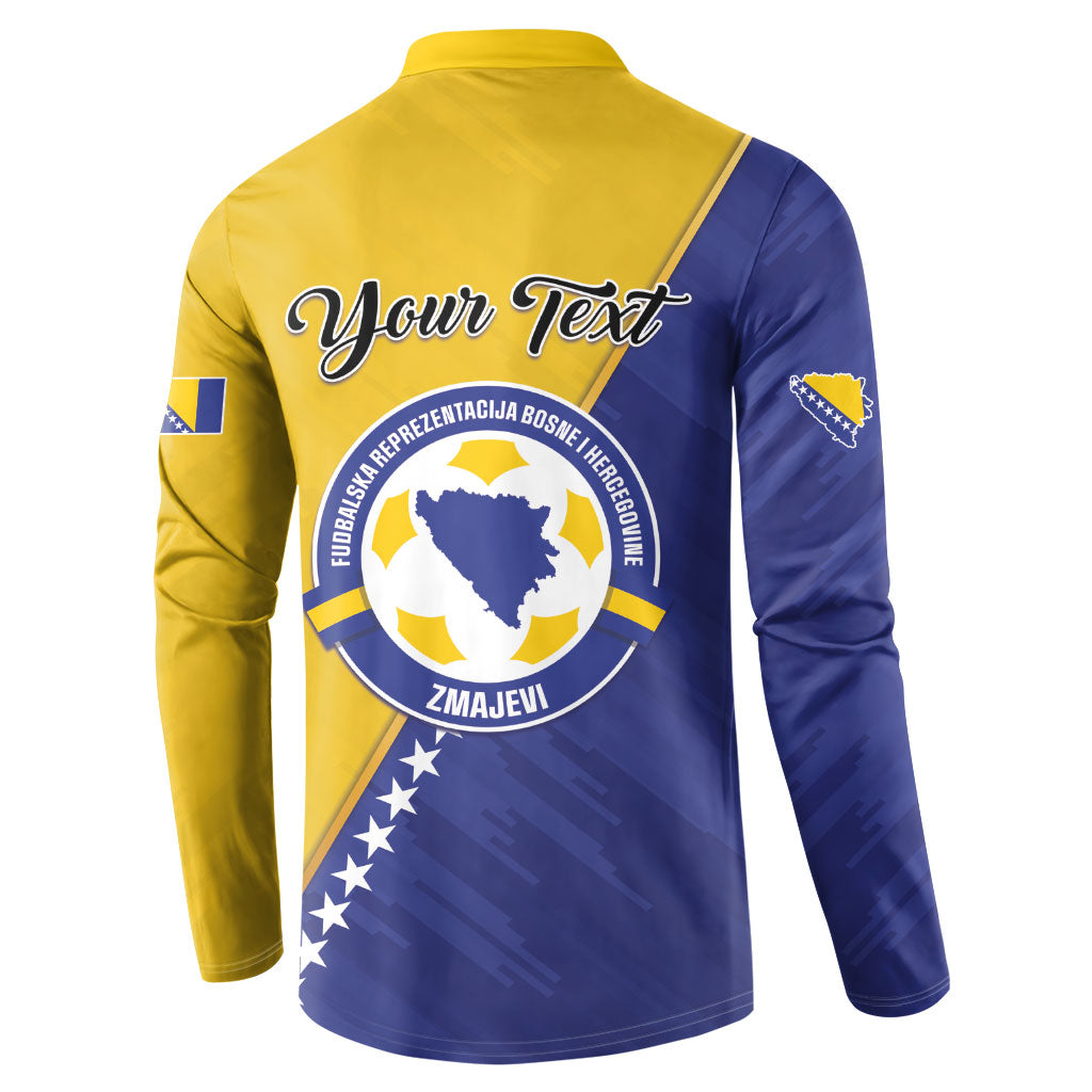 Personalised Bosnia and Herzegovina 2026 Button Sweatshirt Already in America