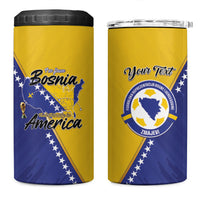 Personalised Bosnia and Herzegovina 2026 4 in 1 Can Cooler Tumbler Already in America