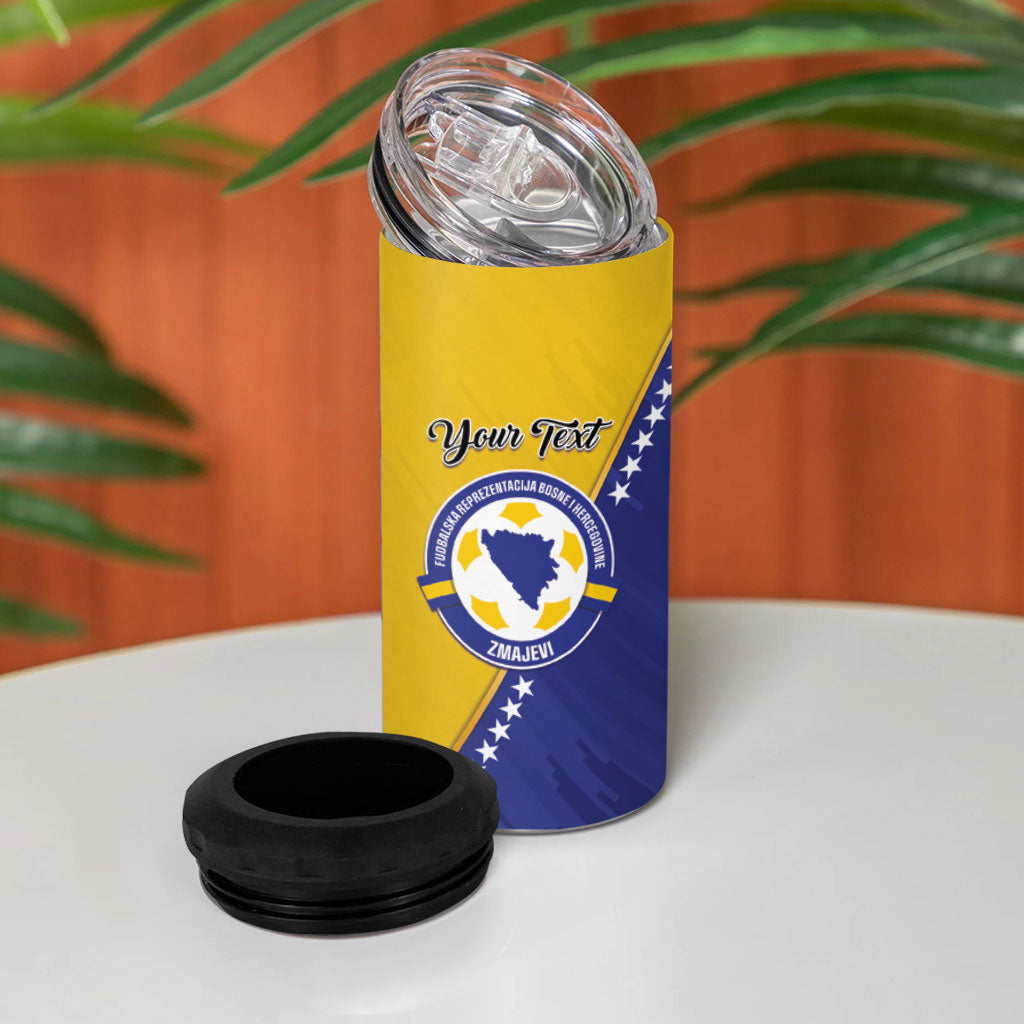 Personalised Bosnia and Herzegovina 2026 4 in 1 Can Cooler Tumbler Already in America