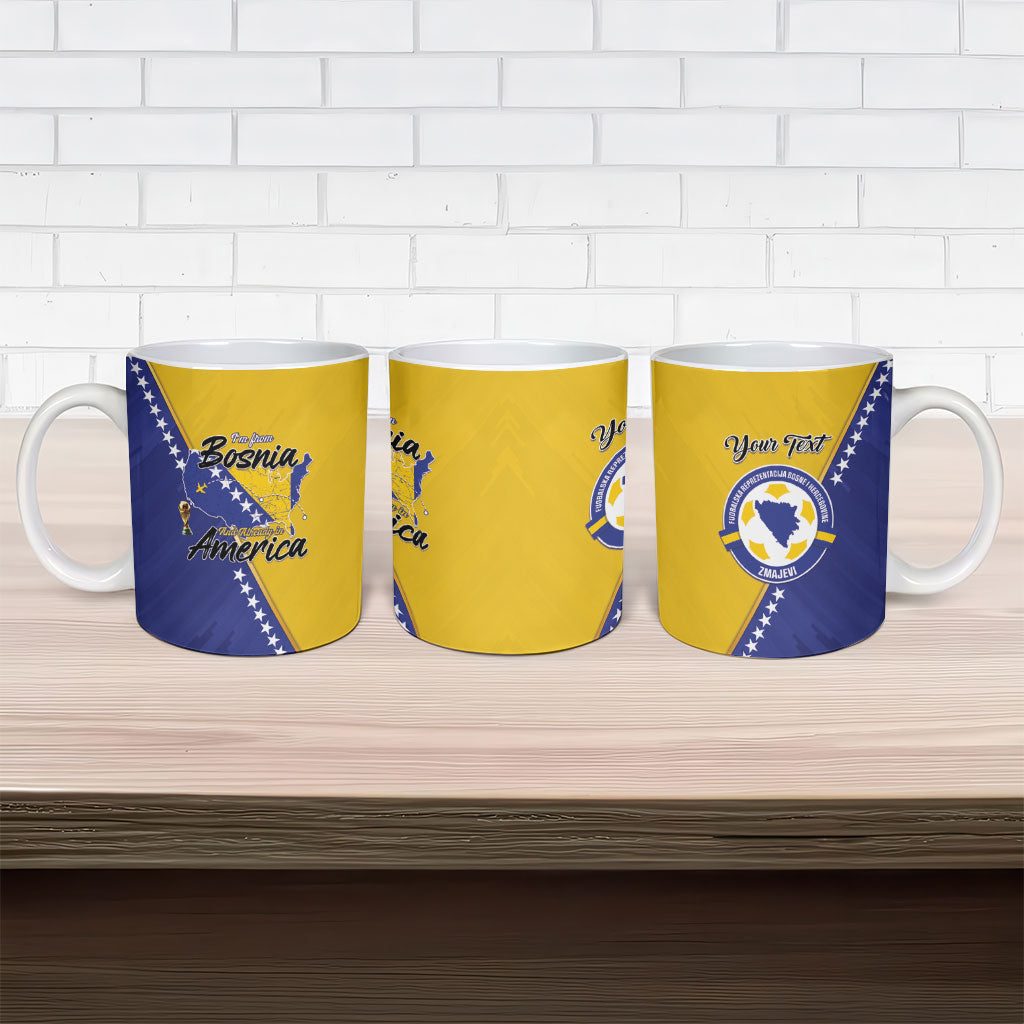 Personalised Bosnia and Herzegovina 2026 Ceramic Mug Already in America