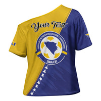 Personalised Bosnia and Herzegovina 2026 Cross Shoulder Shirt Already in America
