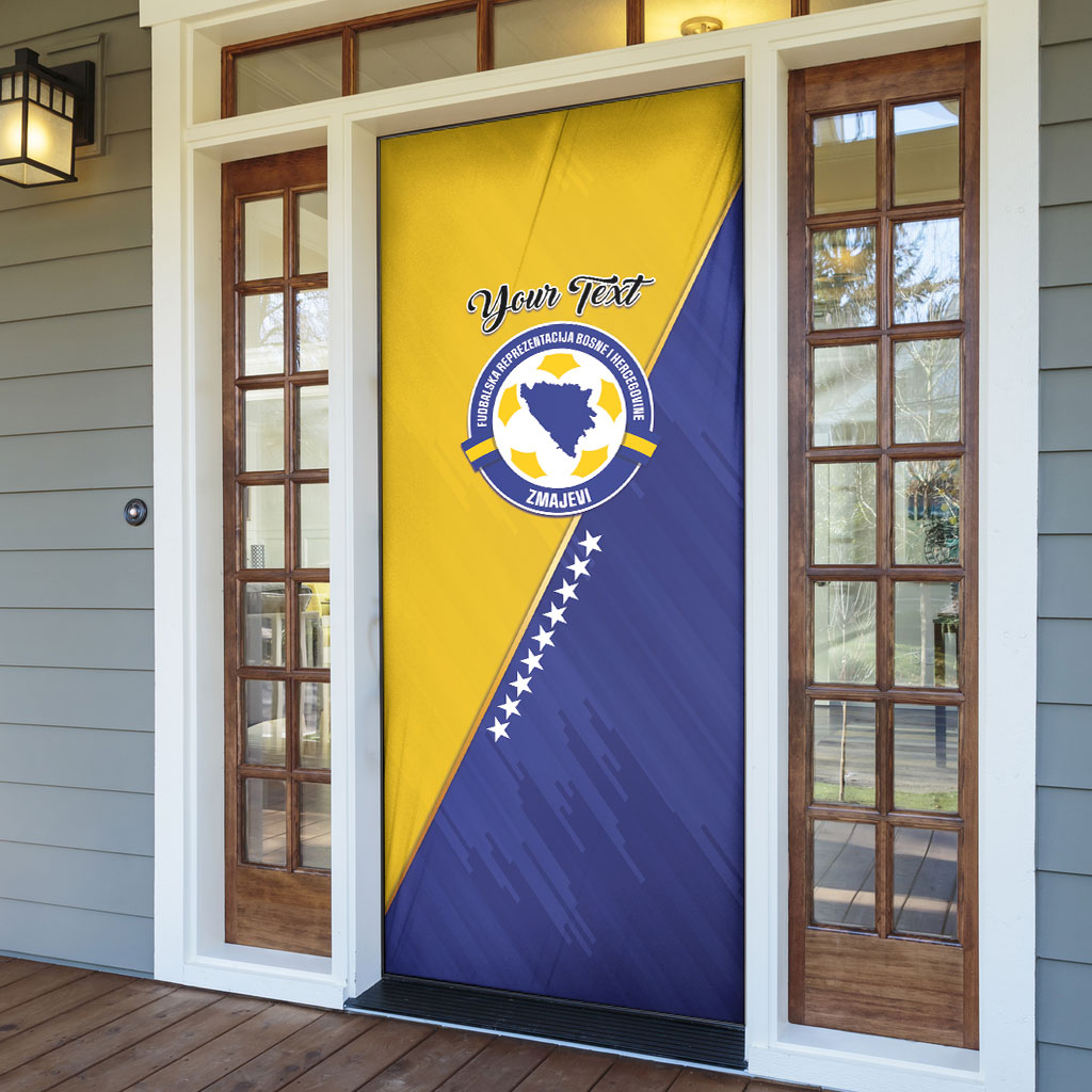 Personalised Bosnia and Herzegovina 2026 Door Cover Already in America