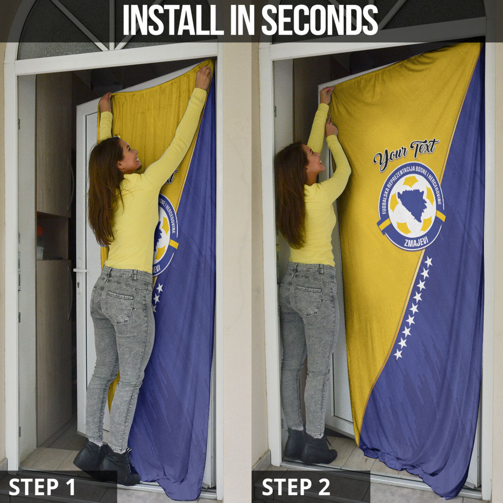 Personalised Bosnia and Herzegovina 2026 Door Cover Already in America