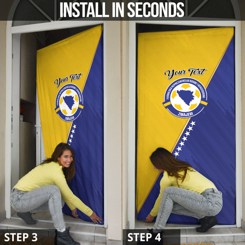 Personalised Bosnia and Herzegovina 2026 Door Cover Already in America