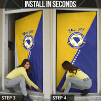 Personalised Bosnia and Herzegovina 2026 Door Cover Already in America