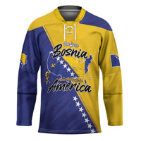 Personalised Bosnia and Herzegovina 2026 Hockey Jersey Already in America
