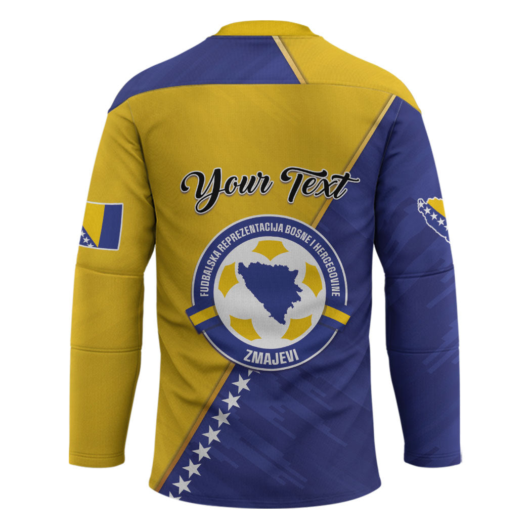 Personalised Bosnia and Herzegovina 2026 Hockey Jersey Already in America