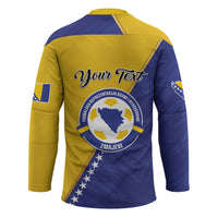 Personalised Bosnia and Herzegovina 2026 Hockey Jersey Already in America