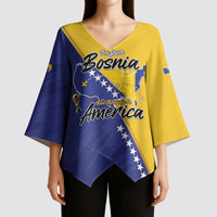 Personalised Bosnia and Herzegovina 2026 Kimono Sleeve Blouse Already in America