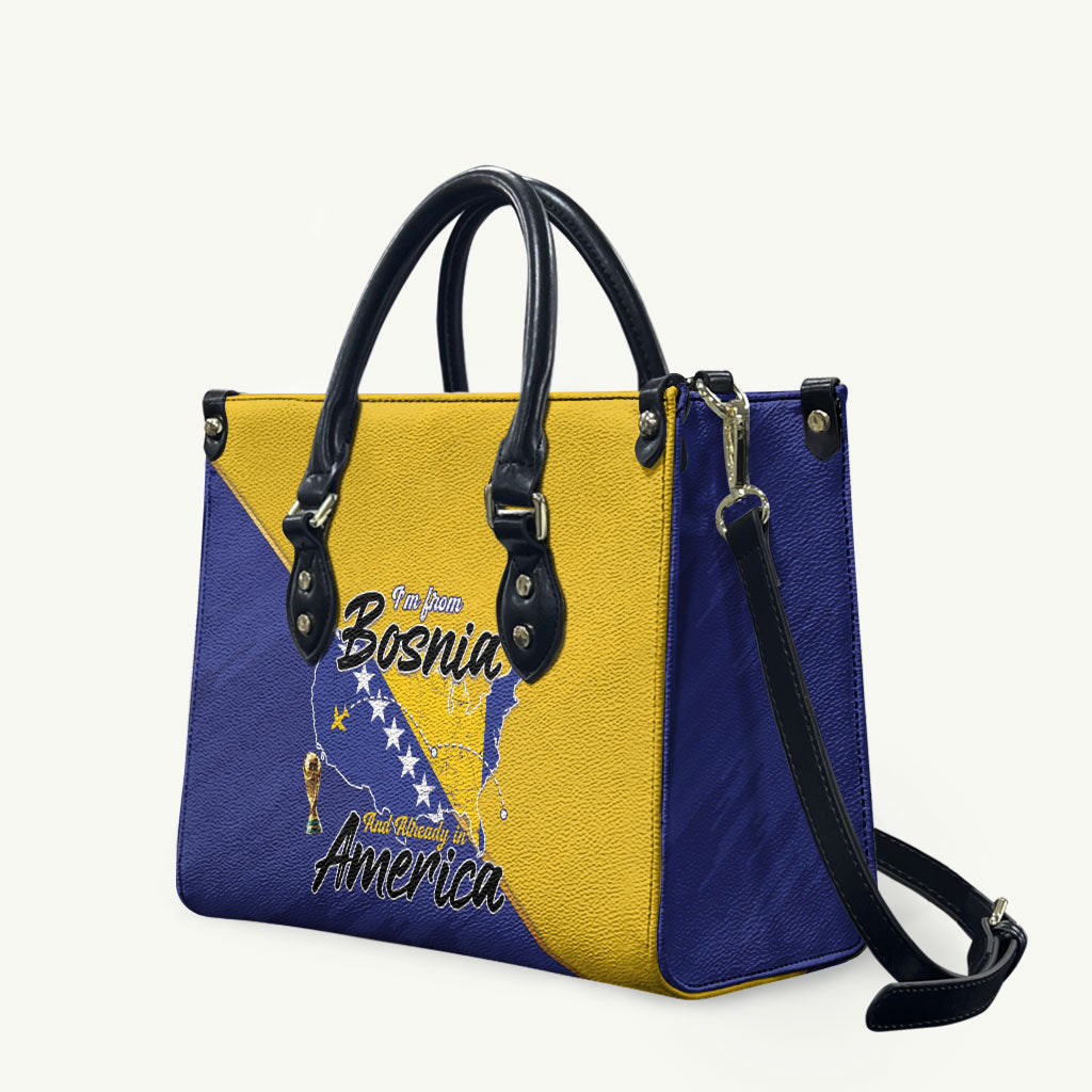 Bosnia and Herzegovina 2026 Leather Bag Already in America