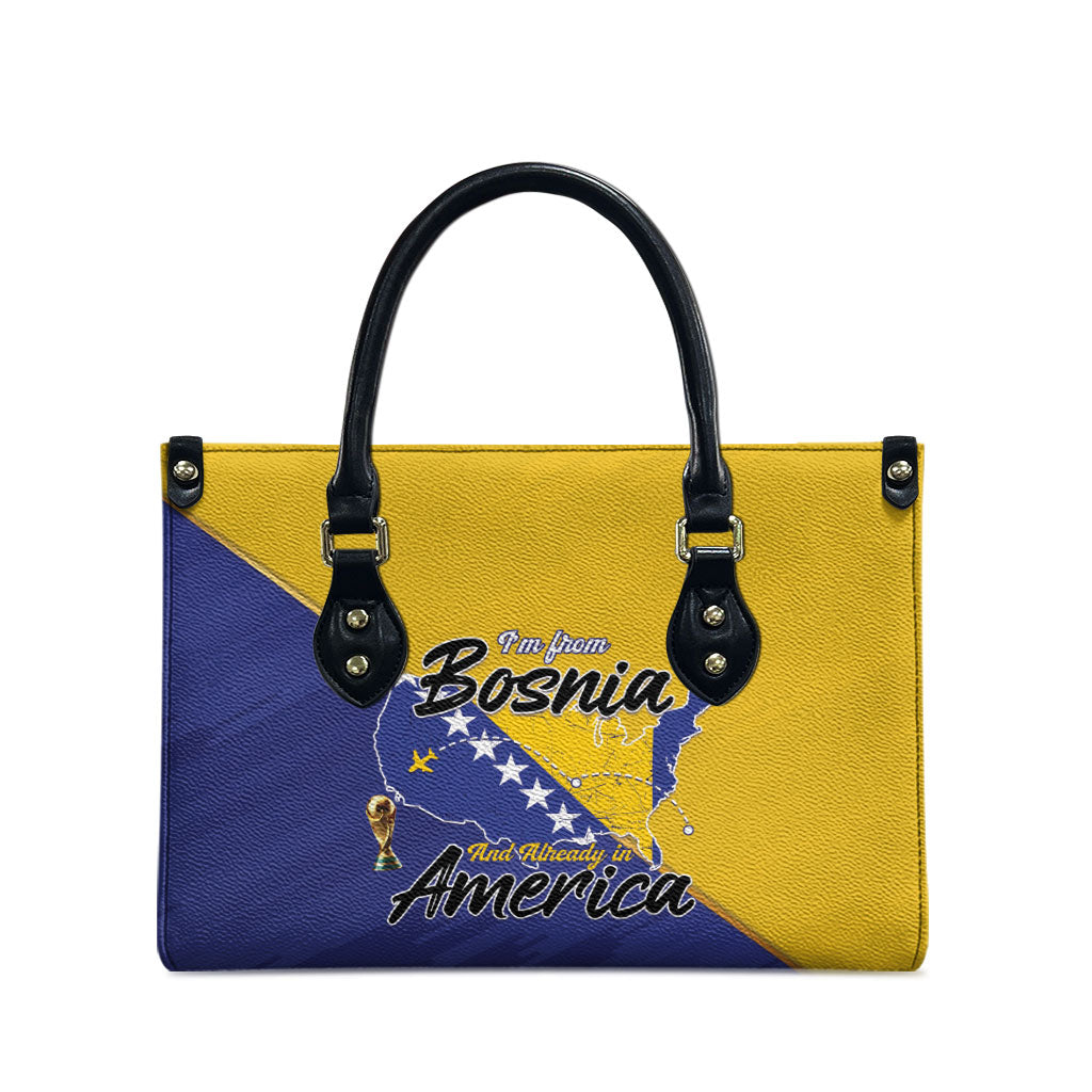 Bosnia and Herzegovina 2026 Leather Bag Already in America
