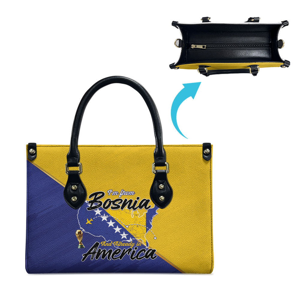 Bosnia and Herzegovina 2026 Leather Bag Already in America