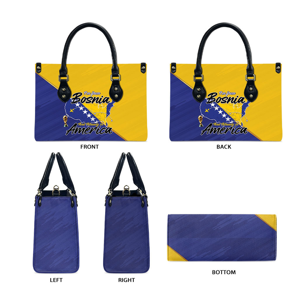 Bosnia and Herzegovina 2026 Leather Bag Already in America