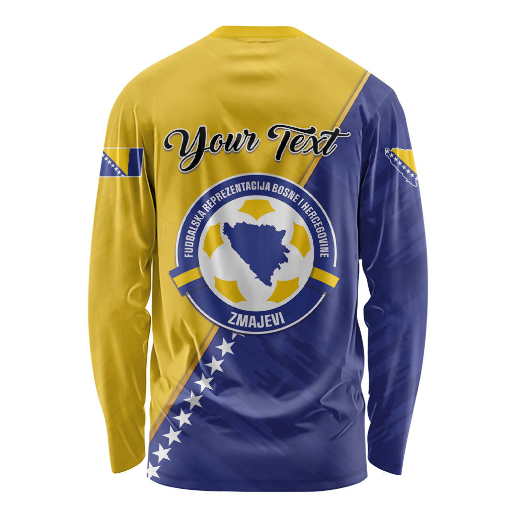 Personalised Bosnia and Herzegovina 2026 Long Sleeve Shirt Already in America