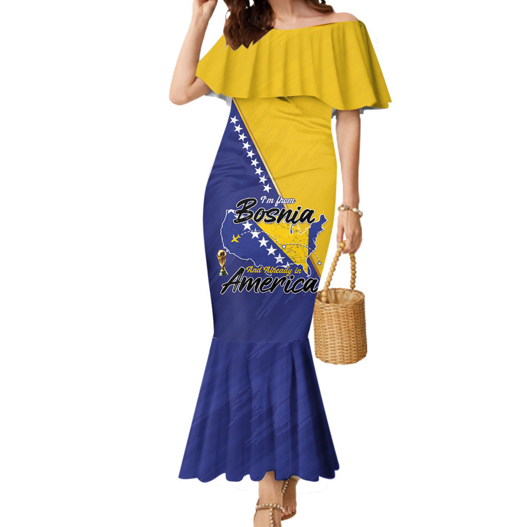 Personalised Bosnia and Herzegovina 2026 Mermaid Dress Already in America