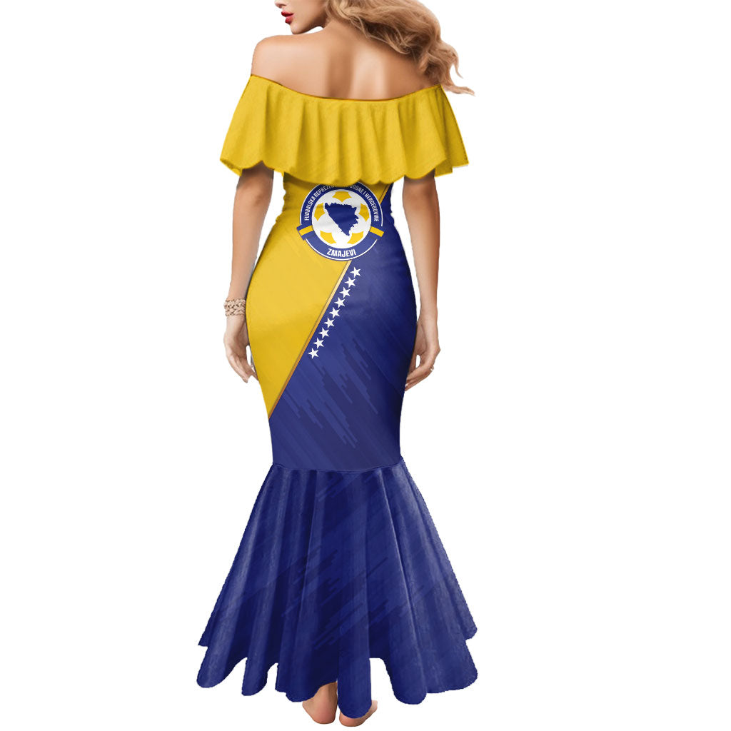 Personalised Bosnia and Herzegovina 2026 Mermaid Dress Already in America