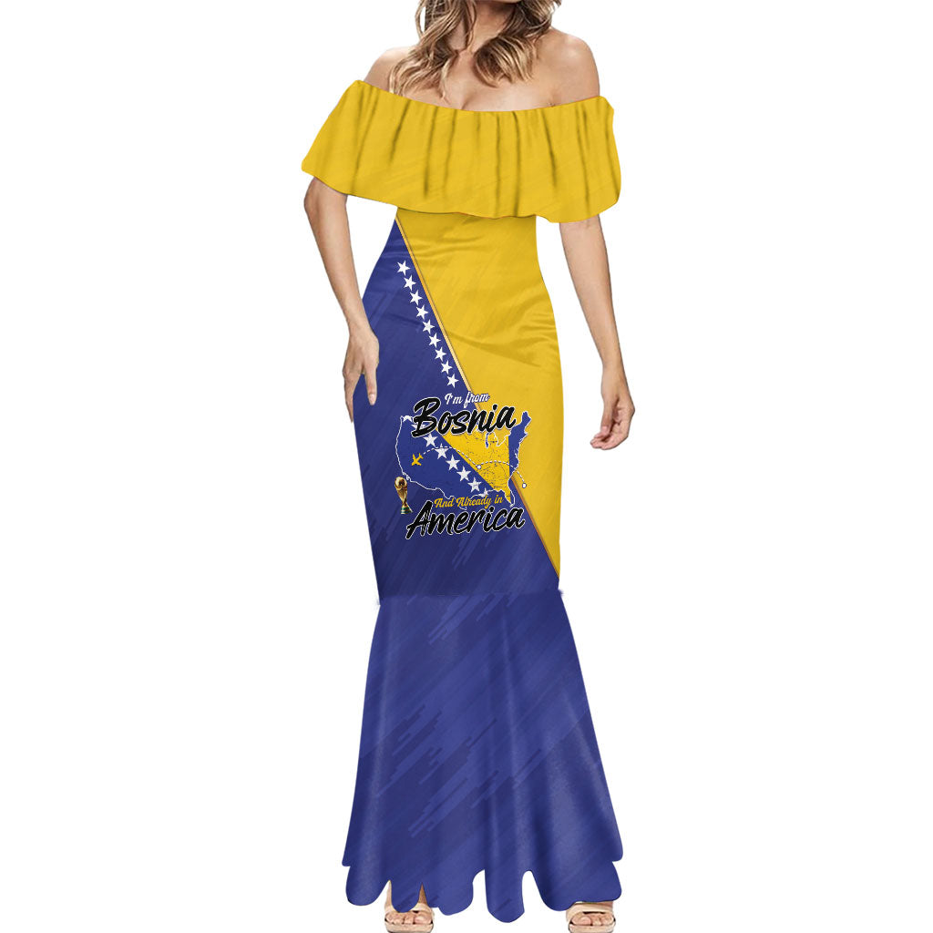 Personalised Bosnia and Herzegovina 2026 Mermaid Dress Already in America