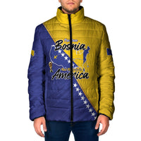 Personalised Bosnia and Herzegovina 2026 Padded Jacket Already in America