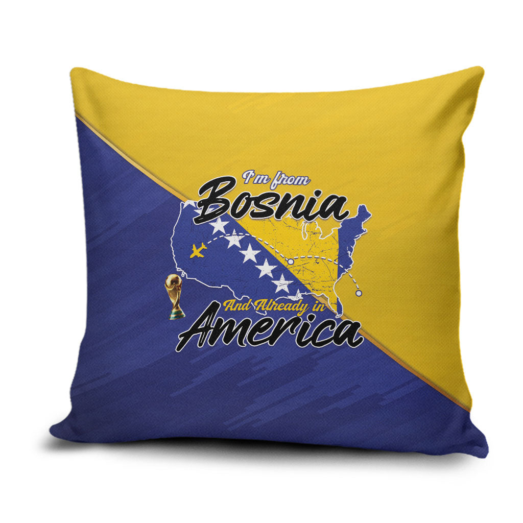 Bosnia and Herzegovina 2026 Pillow Cover Already in America
