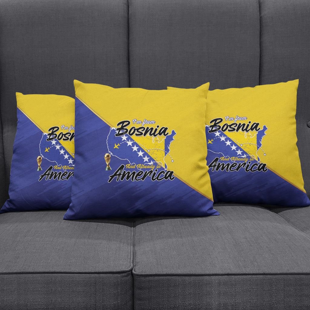 Bosnia and Herzegovina 2026 Pillow Cover Already in America