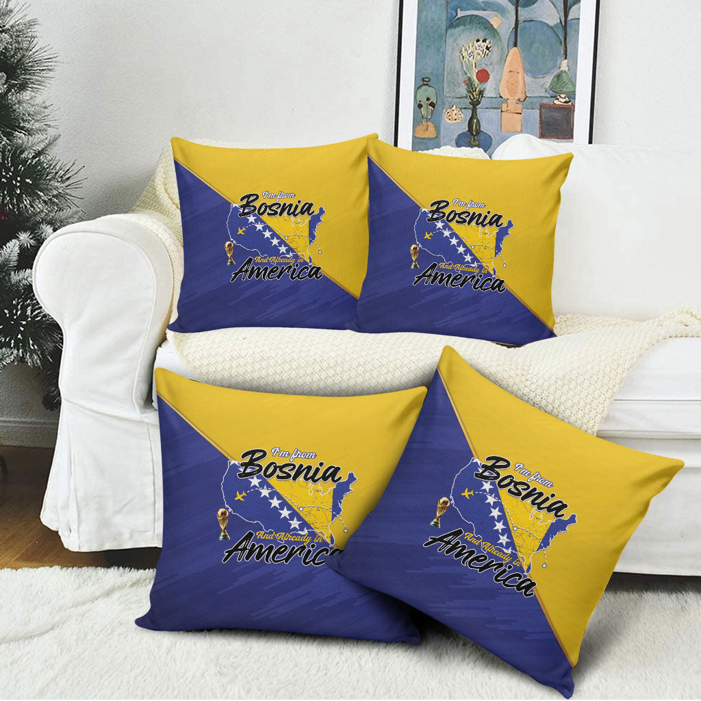 Bosnia and Herzegovina 2026 Pillow Cover Already in America