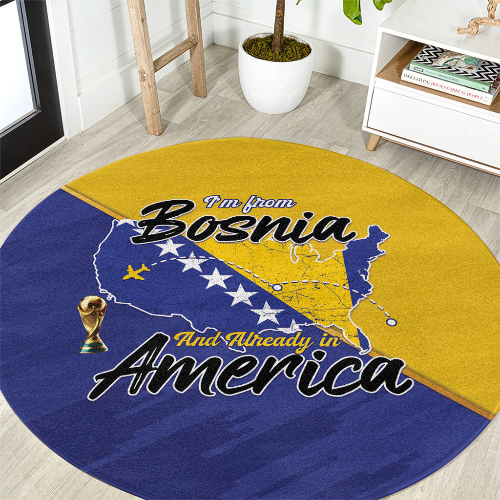 Bosnia and Herzegovina 2026 Round Carpet Already in America
