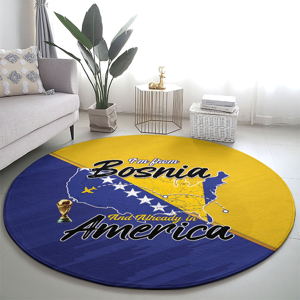 Bosnia and Herzegovina 2026 Round Carpet Already in America