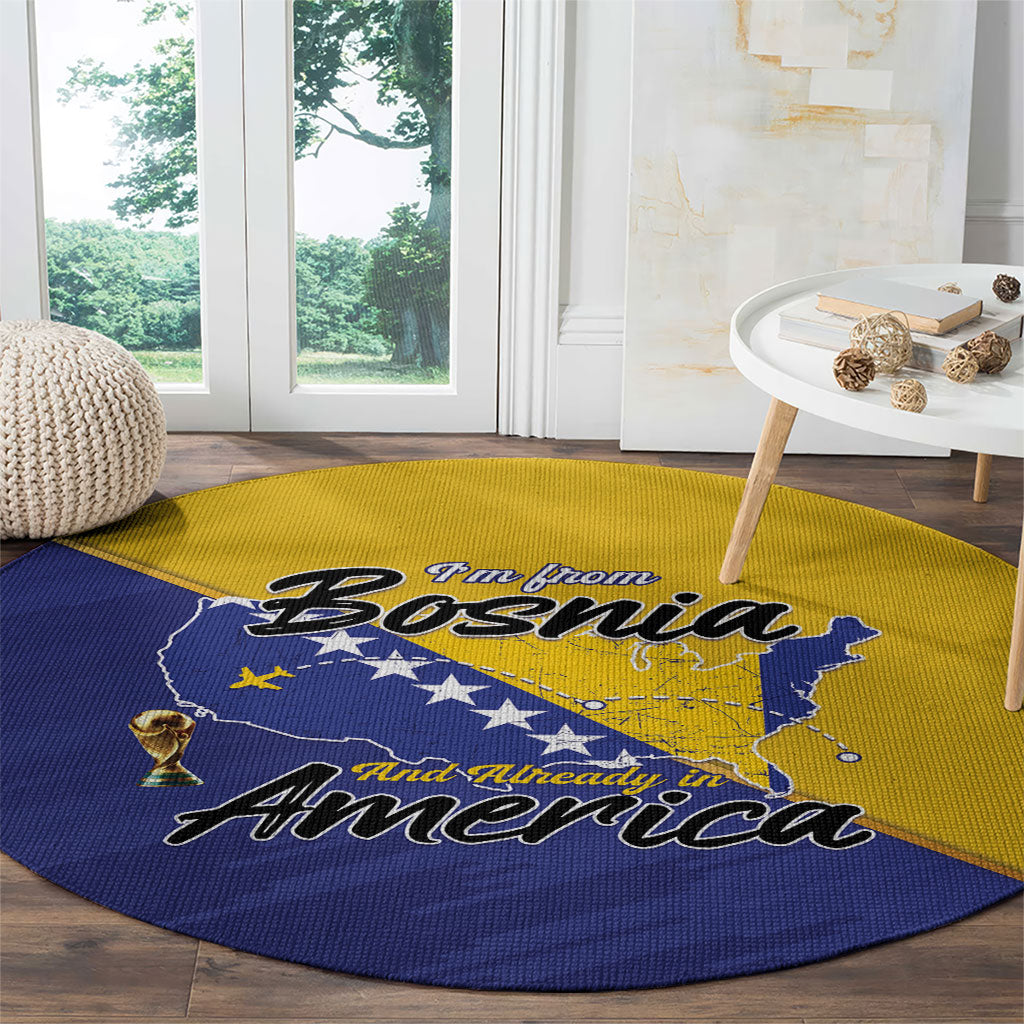 Bosnia and Herzegovina 2026 Round Carpet Already in America