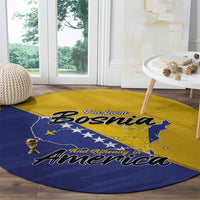 Bosnia and Herzegovina 2026 Round Carpet Already in America