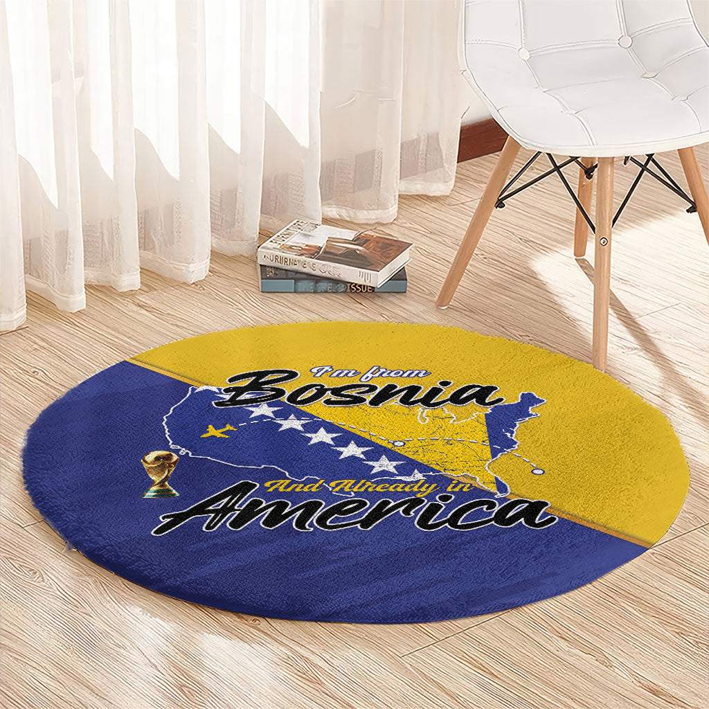 Bosnia and Herzegovina 2026 Round Carpet Already in America