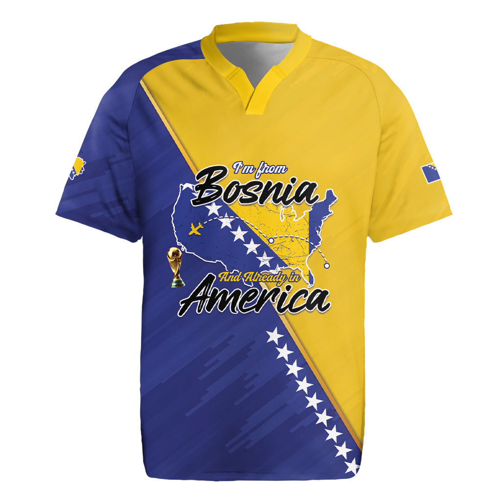 Personalised Bosnia and Herzegovina 2026 Rugby Jersey Already in America