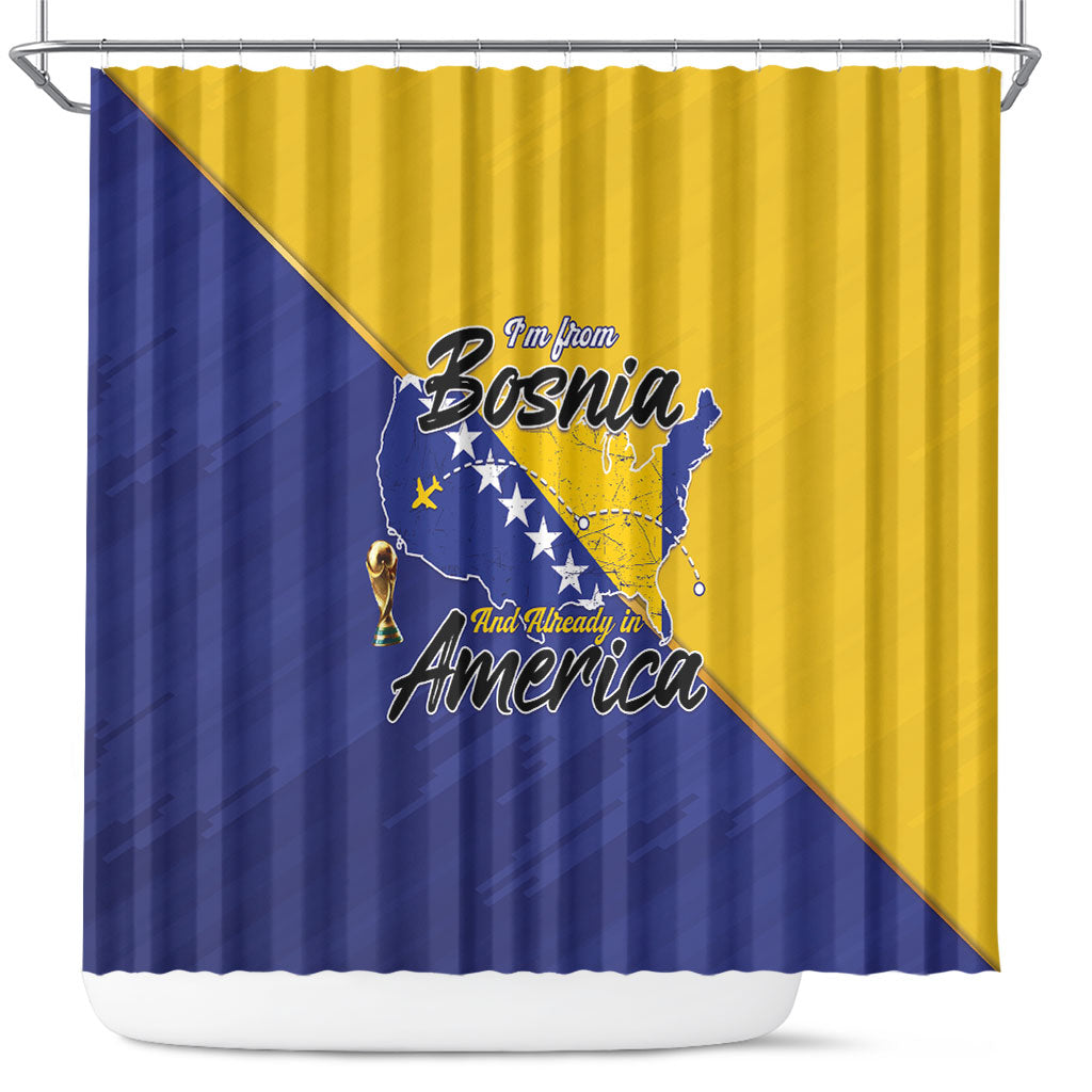 Bosnia and Herzegovina 2026 Shower Curtain Already in America