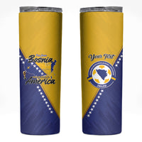 Personalised Bosnia and Herzegovina 2026 Skinny Tumbler Already in America