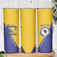Personalised Bosnia and Herzegovina 2026 Skinny Tumbler Already in America