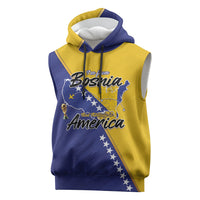 Personalised Bosnia and Herzegovina 2026 Sleeveless Hoodie Already in America