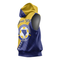 Personalised Bosnia and Herzegovina 2026 Sleeveless Hoodie Already in America